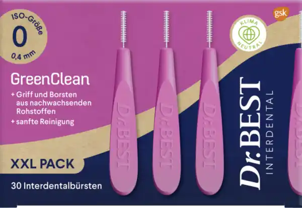 Bild 1 von Dr.BEST Interdentalbürsten GreenClean Gr. 0