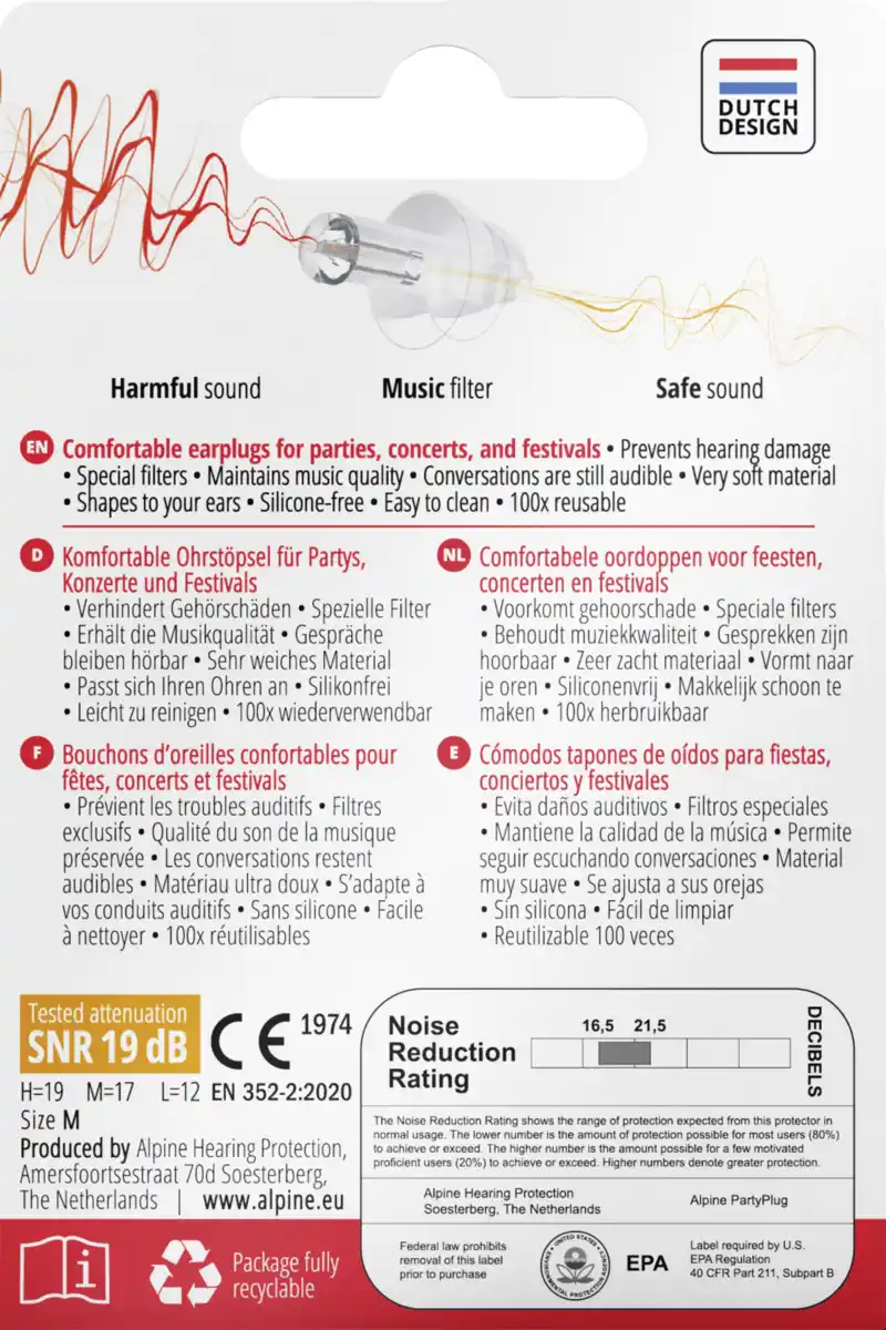 Bild 2 von Alpine PartyPlug Ohrenstöpsel