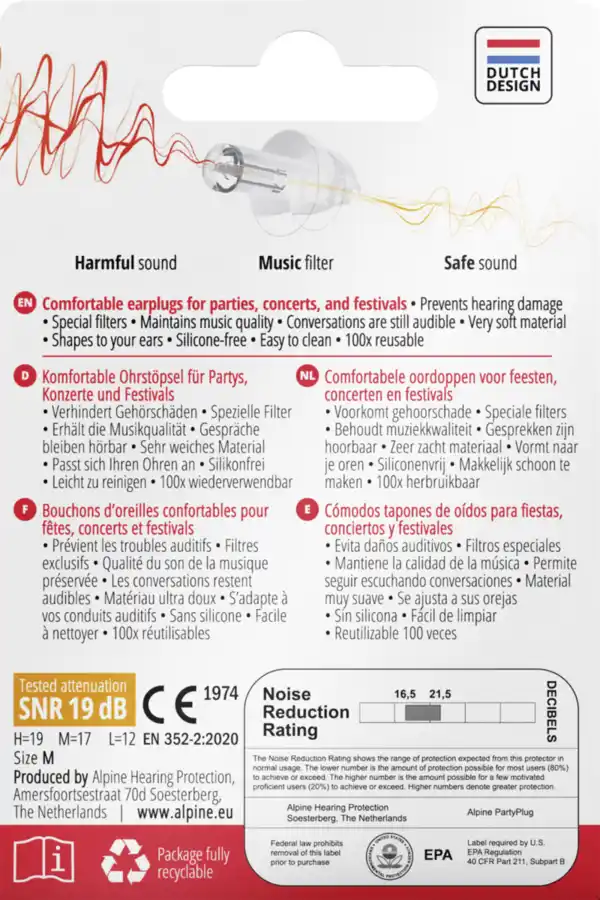 Bild 2 von Alpine PartyPlug Ohrenstöpsel