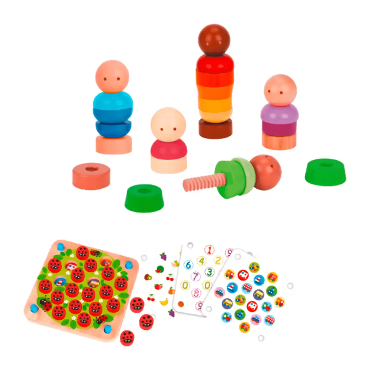 Bild 1 von PLAYLAND Holzspiel nach Montessori-Art