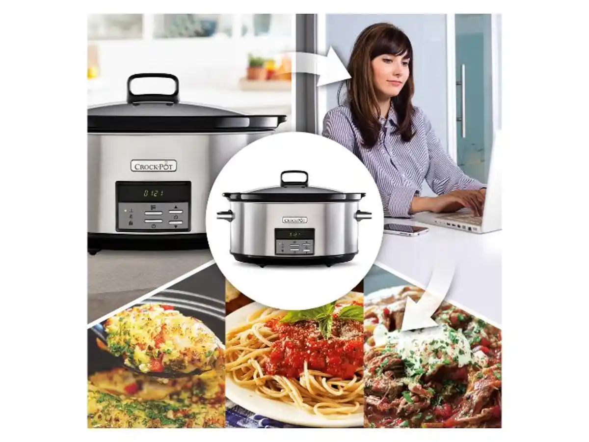 Bild 2 von CrockPot Digitaler Slow Cooker »CSC063x «, 7,5 l, inkl. Rezeptvorschläge