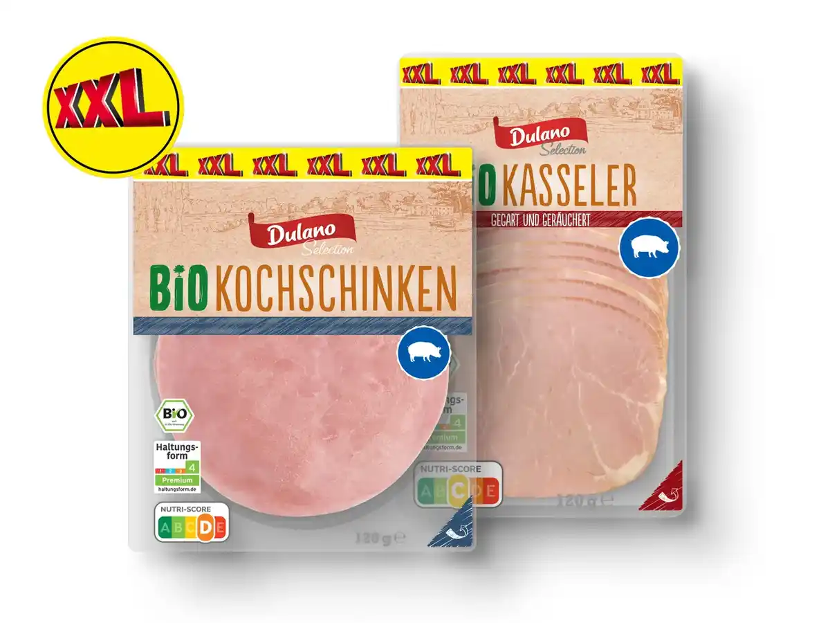 Bild 1 von Dulano Bio Kochschinken/Kasseler XXL,  120 g