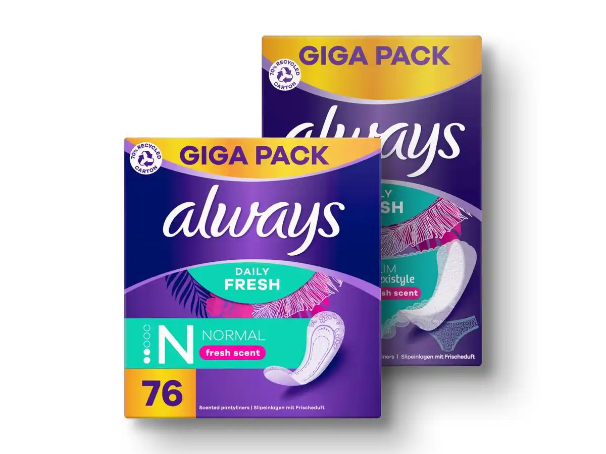 Bild 1 von Always Slipeinlagen Giga Pack