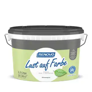 RENOVO Wand- und Deckenfarbe matt »Lust auf Farbe«, zitronengras