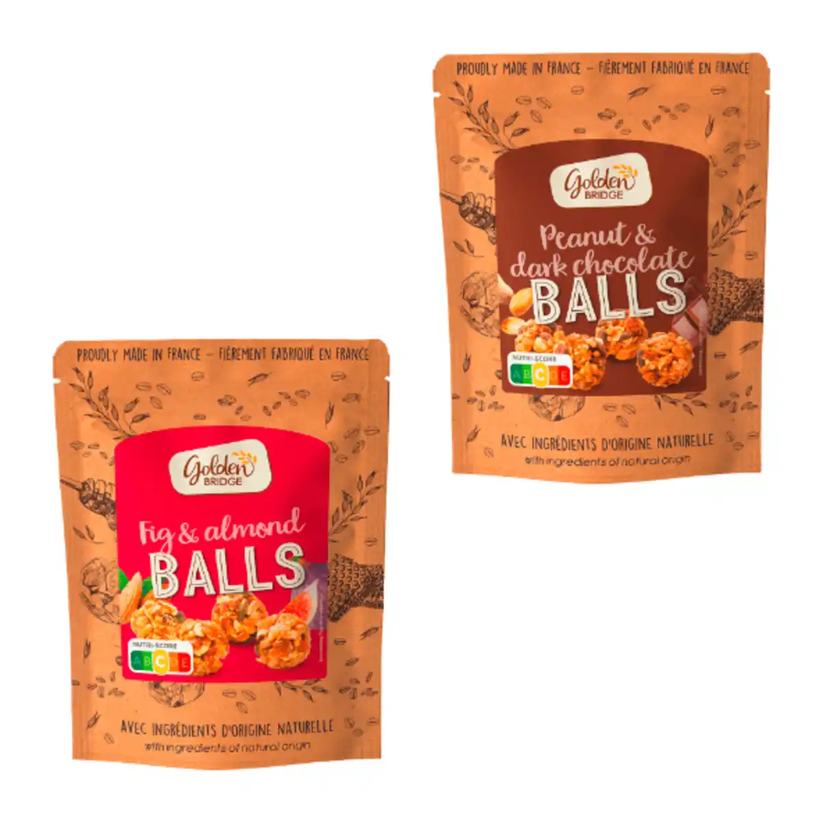 Bild 1 von GOLDEN BRIDGE Cerealien-Snack-Balls 130g