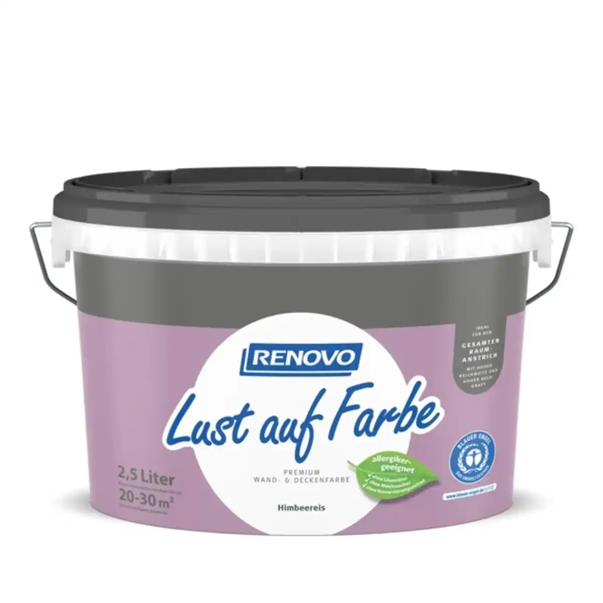 Bild 1 von RENOVO Wand- und Deckenfarbe matt »Lust auf Farbe«, himbeereis