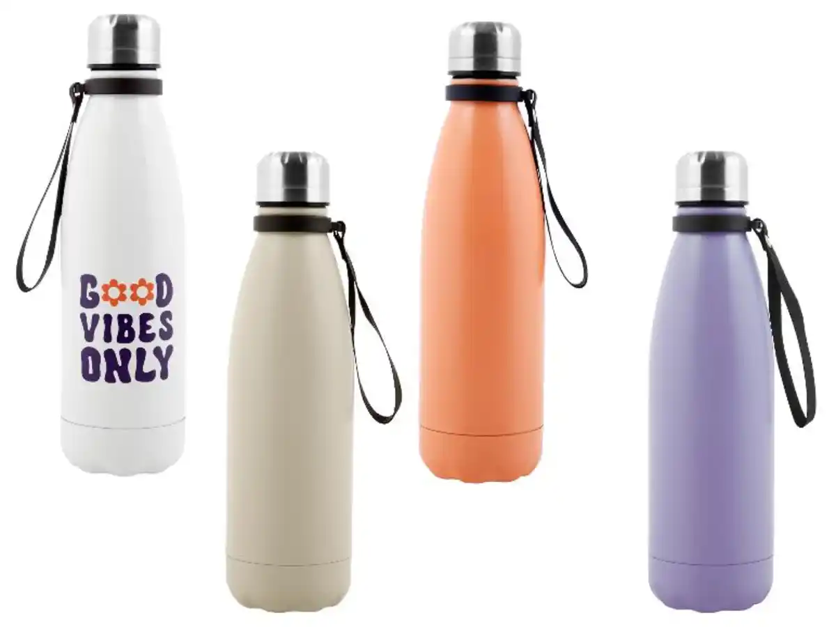 Bild 1 von LIVARNO home Isolierflasche aus Edelstahl, mit Schlaufe, 500 ml