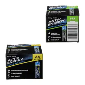 ACTIV ENERGY 20er-Alkaline-Batterien