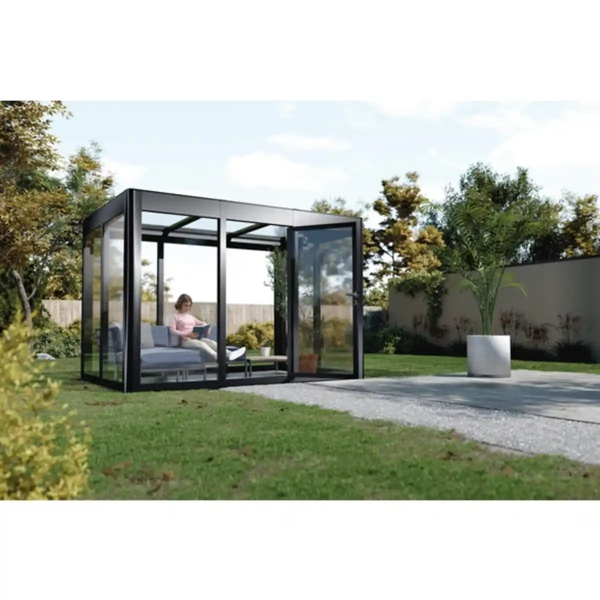 Bild 3 von SunElements Gewächshaus »SunGarden Infinity 2.1«, BxHxT: 233 x 229 x 128 cm, anthrazit-metallic