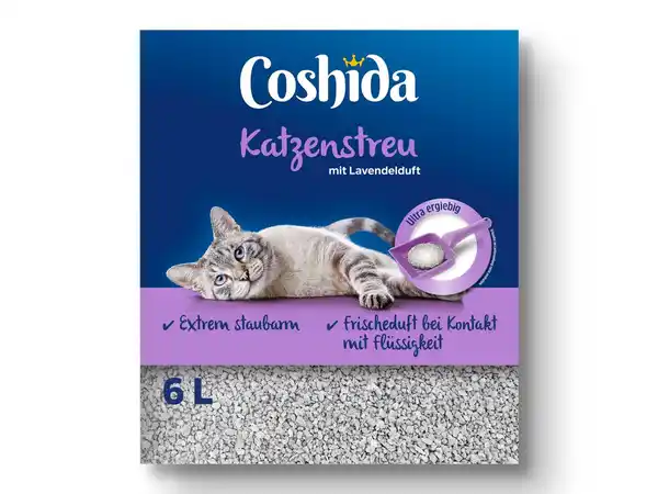 Bild 1 von Coshida Katzenstreu,  6 l