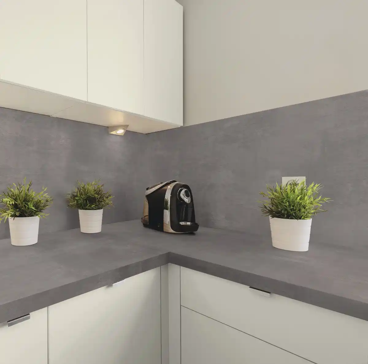 Bild 1 von Kaindl Arbeitsplatte 410 x 63,5 cm 38 mm Dekor Beton Art Perlgrau