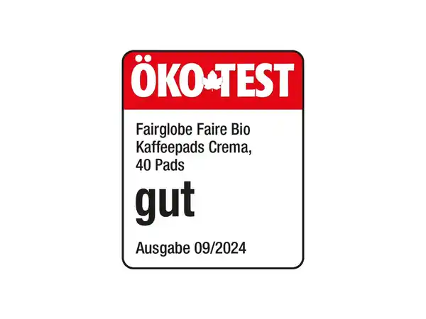 Bild 2 von Fairglobe Faire Bio Kaffeepads Crema,  288 g
