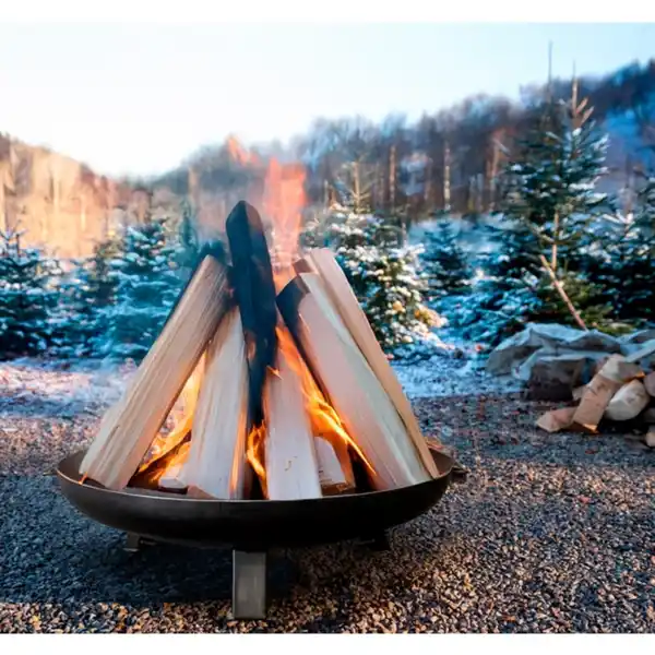 Bild 2 von TEPRO Feuerschale »Toskana«, 60 cm, Stahl, schwarz