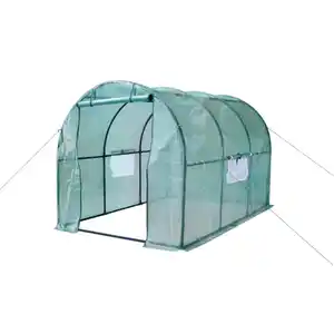 FLORAWORLD Folien-Gewächshaus, Stahlrohrgestell, LxBxH: 300x200x190 cm, grün