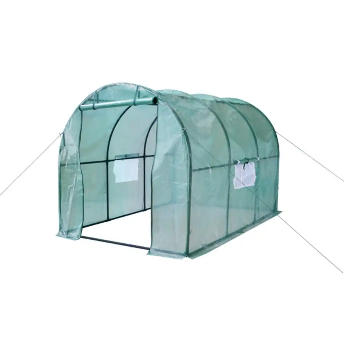 Bild 1 von FLORAWORLD Folien-Gewächshaus, Stahlrohrgestell, LxBxH: 300x200x190 cm, grün