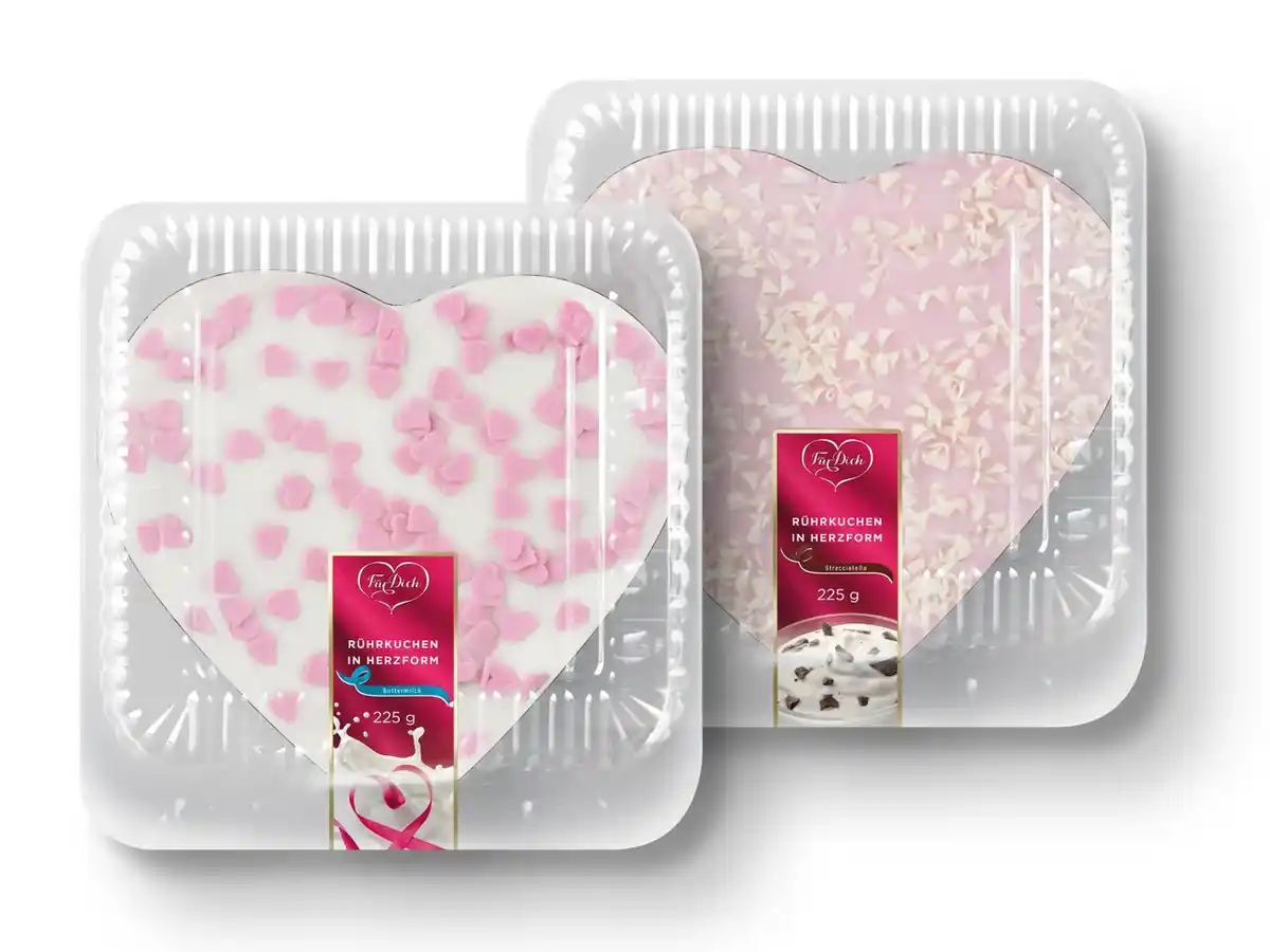 Bild 1 von Für Dich Kuchen in Herzform,  225 g