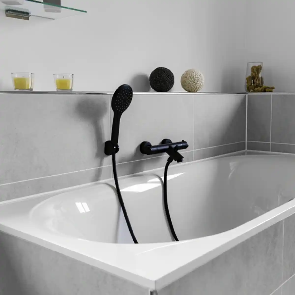 Bild 3 von CORNAT Brause-Set »NOIR«, Ø 12,5 cm, schwarz