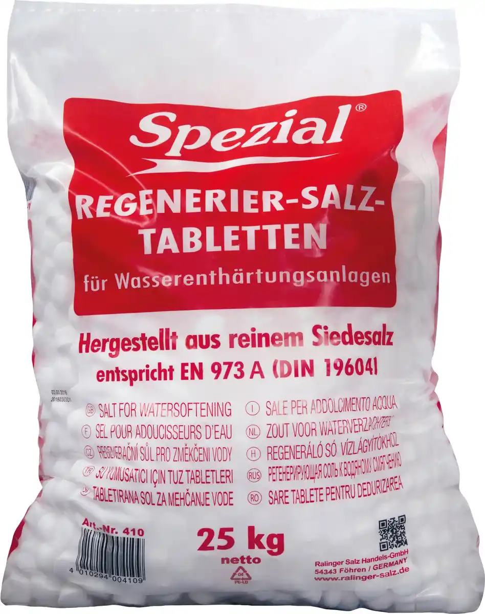 Bild 1 von Ralinger Salz Regeneriersalztabletten 25 kg, für Wasserenthärter