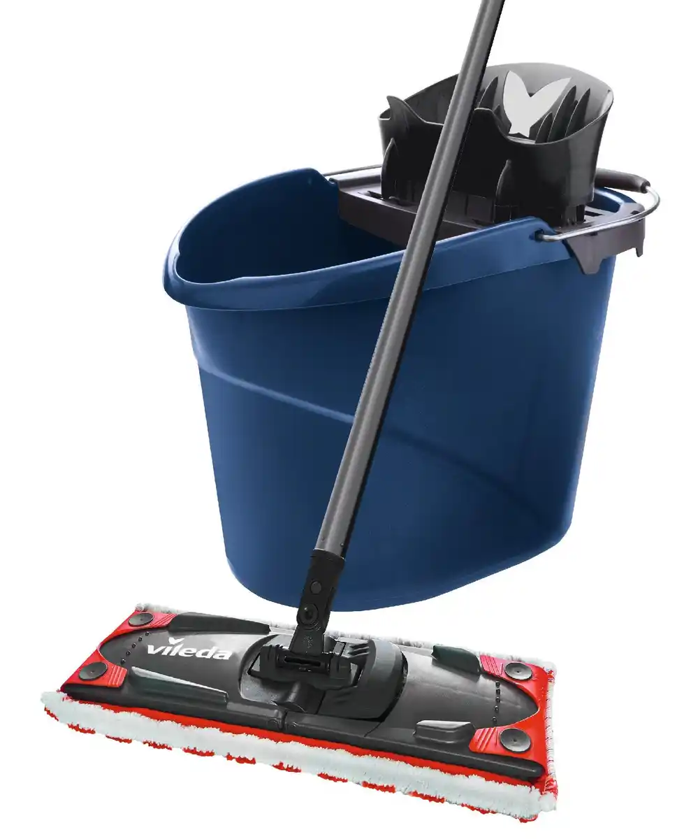 Bild 1 von Vileda UltraMax 2 in 1 Colors Komplett-Set inkl. Eimer, Wischer und Wischbezug blau