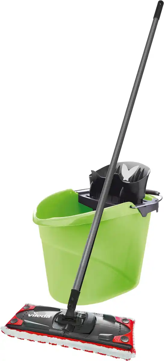 Bild 1 von Vileda UltraMax 2 in 1 Colors Komplett-Set inkl. Eimer, Wischer und Wischbezug grün