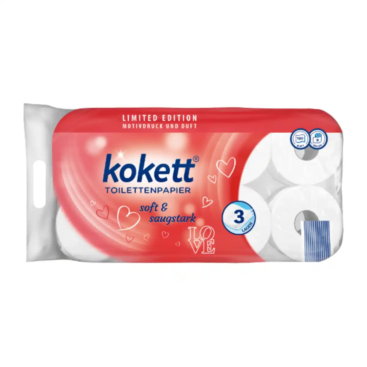 Bild 1 von KOKETT Toilettenpapier 180Blatt