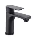Bild 1 von WELLWATER Waschtisch-Einhebelmischer »Bozen«, Höhe: 152,4 mm, Messing/Zink, mattschwarz