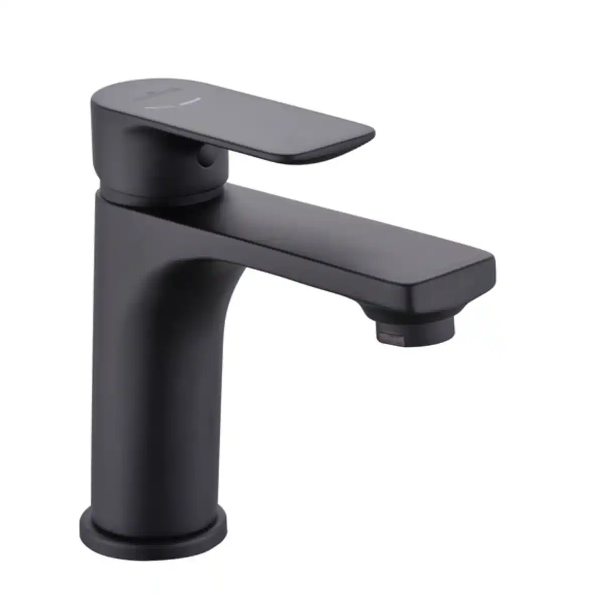 Bild 1 von WELLWATER Waschtisch-Einhebelmischer »Bozen«, Höhe: 152,4 mm, Messing/Zink, mattschwarz