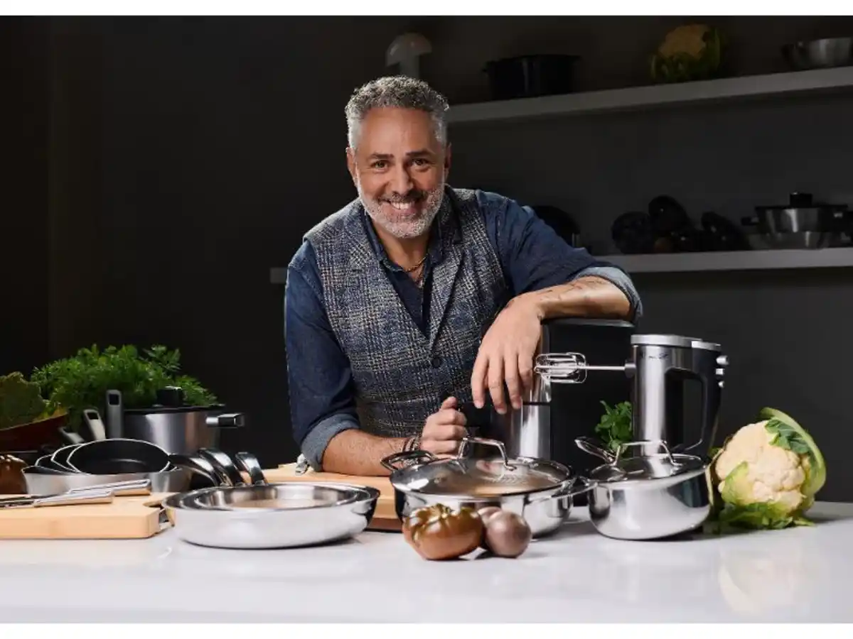 Bild 4 von Masterpro by Roland Trettl Edelstahl-Servierpfanne GIRO 3, Ø 24 cm