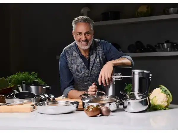 Bild 4 von Masterpro by Roland Trettl Edelstahl-Servierpfanne GIRO 3, Ø 24 cm