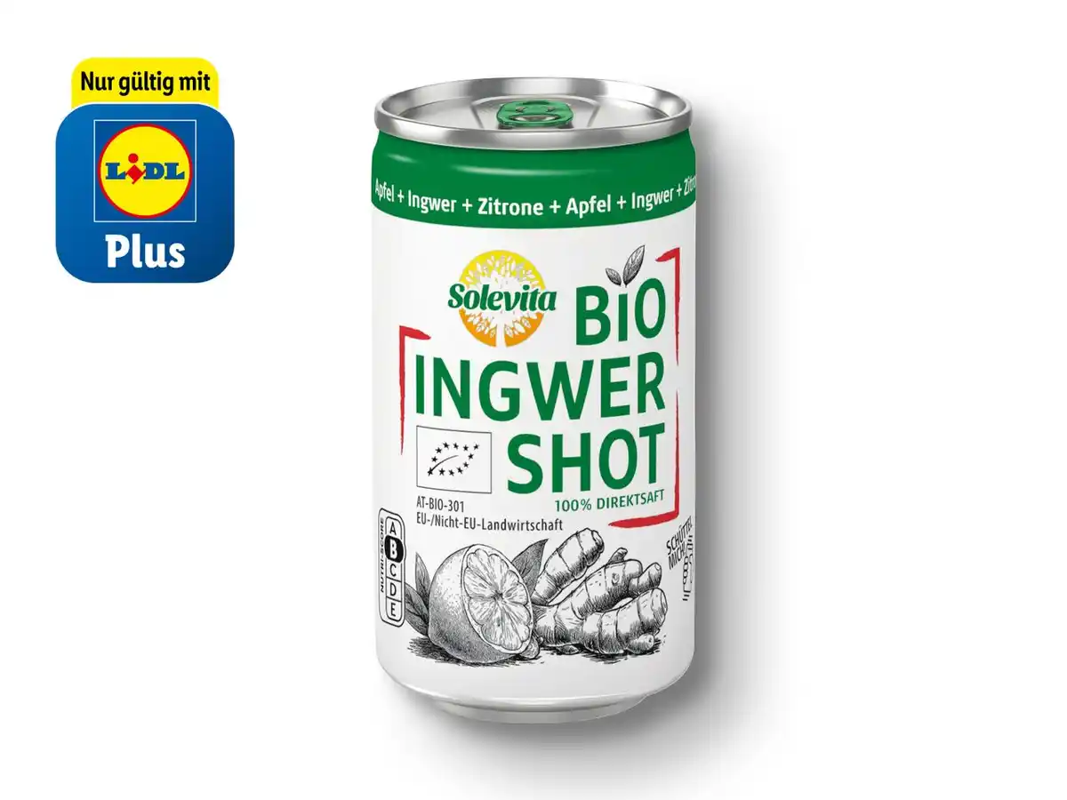Bild 1 von Solevita Bio Ingwer Shot,  150 ml
