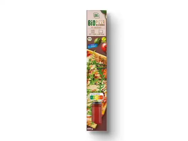 Bild 1 von Chef Select Bio Pizzakombi Teig mit Tomatensauce,  600 g