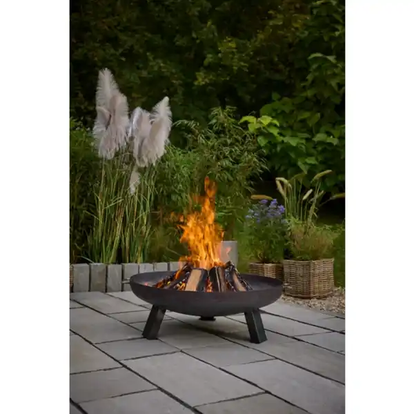 Bild 2 von TEPRO Feuerschale »Toskana«, 80 cm, Stahl, schwarz