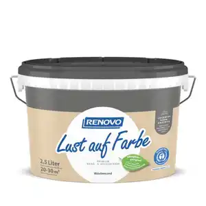 RENOVO Wand- und Deckenfarbe matt »Lust auf Farbe«, wüstensand