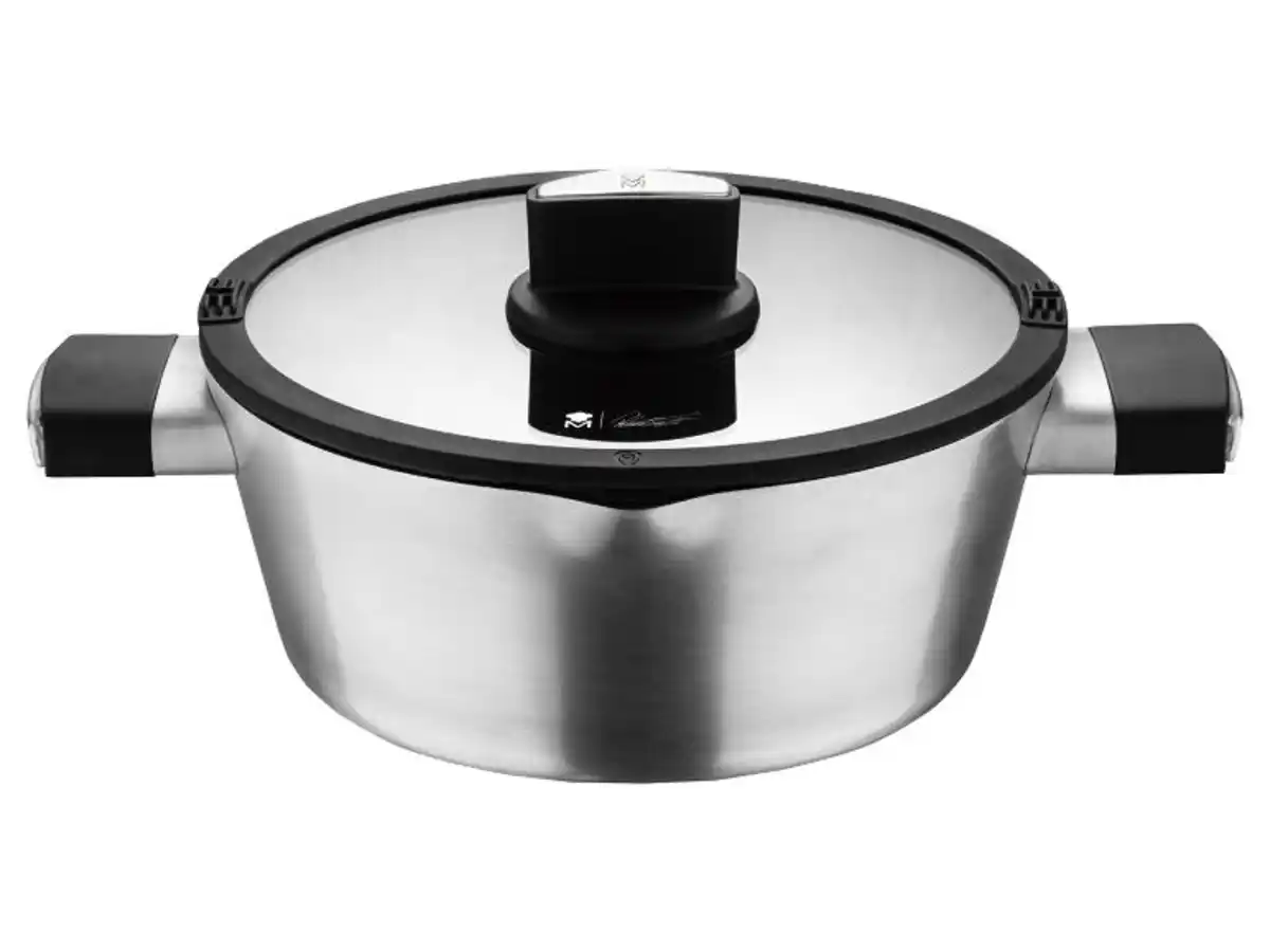 Bild 1 von Masterpro by Roland Trettl Alu-Kochtopf, Ø 20 cm, mit Glasdeckel