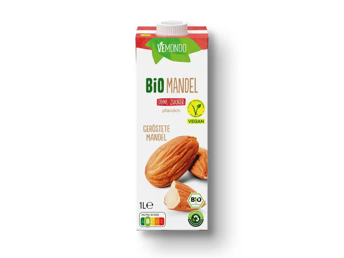 Bild 1 von Vemondo Bio Mandeldrink ohne Zucker,  1 l