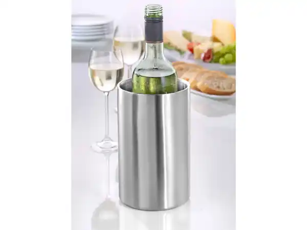 Bild 3 von Esmeyer Weinkühler/ Vase Edelstahl ca. 1,6l Fassungsvermögen