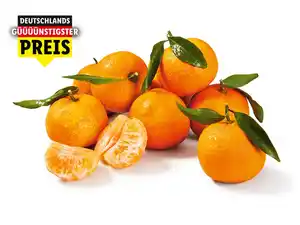 Mandarinen mit Blatt,  750 g