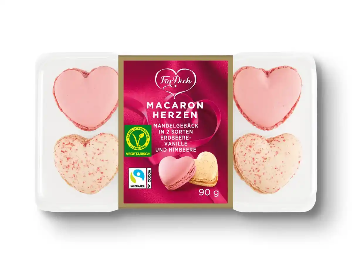 Bild 1 von Für Dich Frische Macaron Herzen