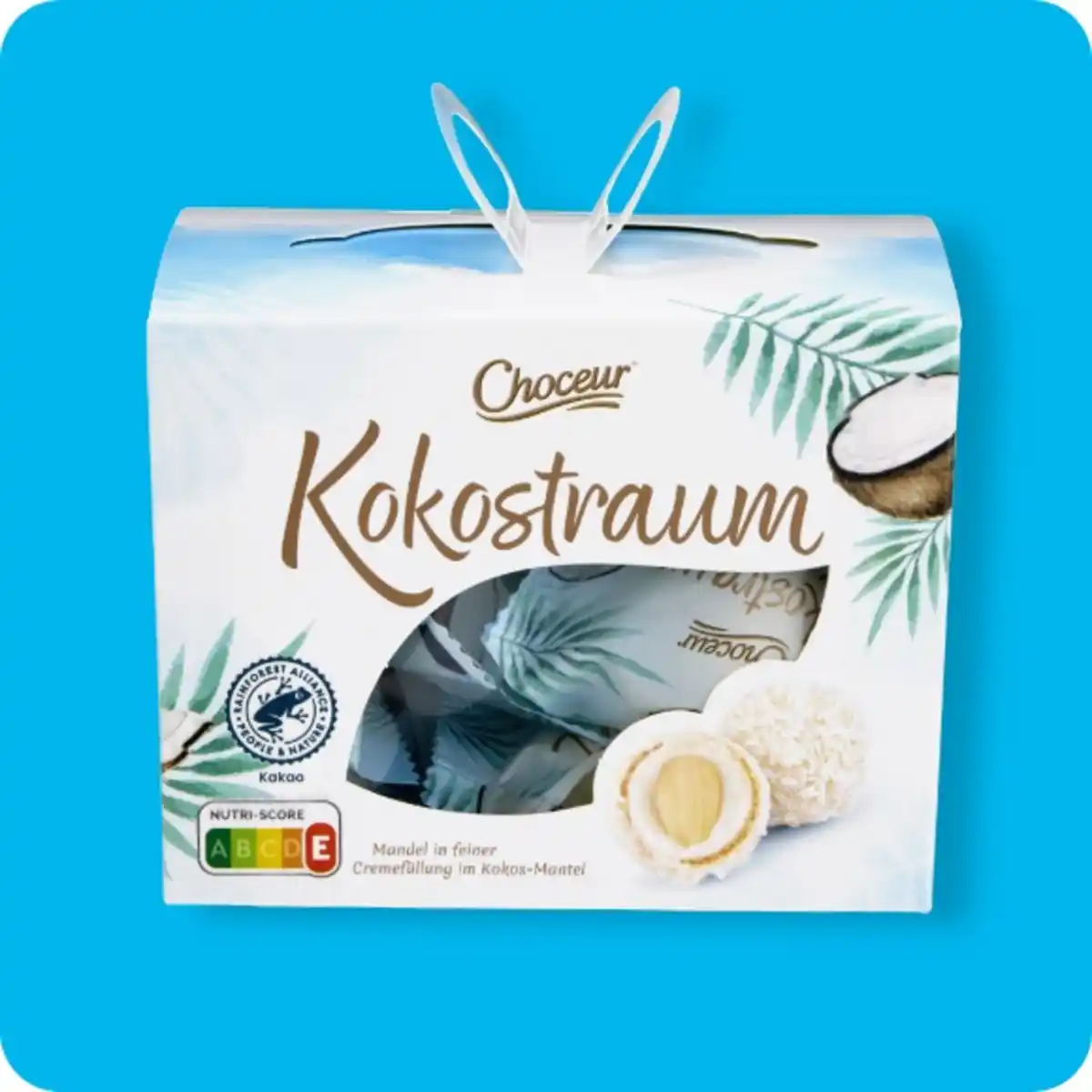 Bild 1 von CHOCEUR Kokostraum, Kakao Rainforest Alliance-zertifiziert