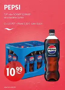 PEPSI 7UP oder SCHWIP SCHWAP verschiedene Sorten