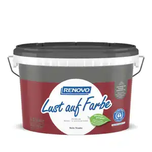 RENOVO Wand- und Deckenfarbe matt »Lust auf Farbe«, rote traube