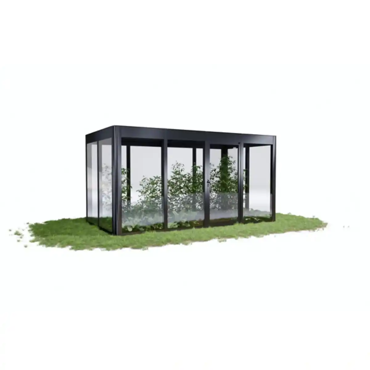 Bild 1 von SunElements Gewächshaus »SunGarden Infinity 4.2«, BxHxT: 443 x 229 x 233 cm, anthrazit-metallic