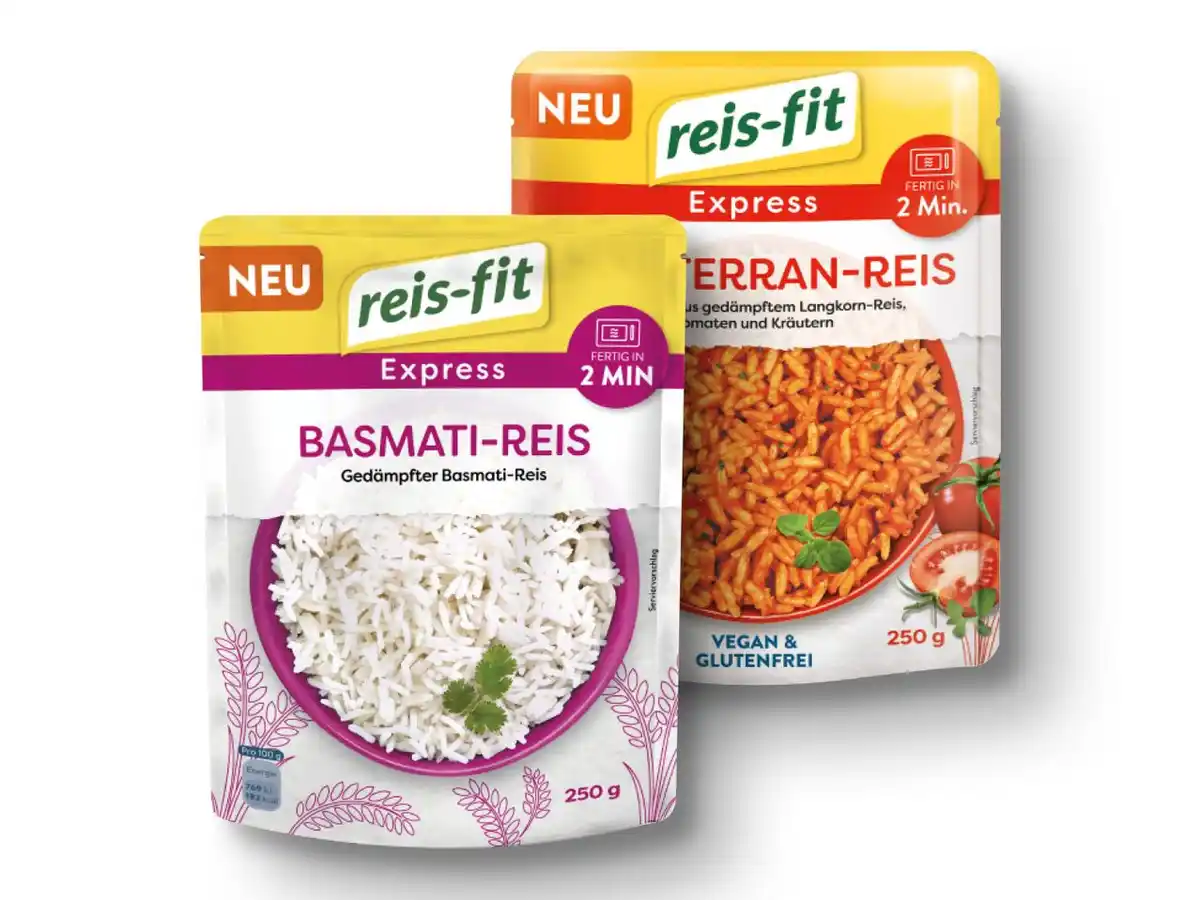 Bild 1 von Reis-fit Express Reis,  250 g