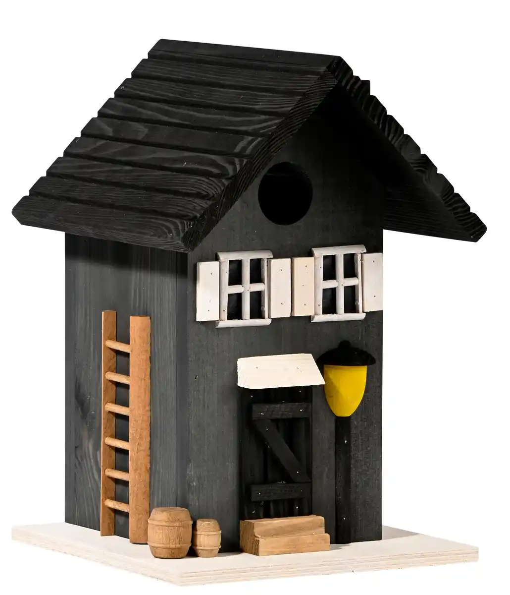 Bild 1 von Dobar Nistkasten Onkel Bob schwarz 18,5 x 19 x 27,3 cm