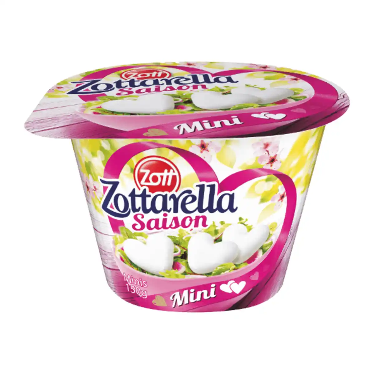 Bild 1 von ZOTT Zottarella Minis Herzen 280g