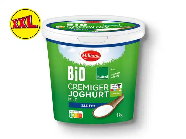 Bild 1 von Bioland Cremiger Joghurt,  1 kg