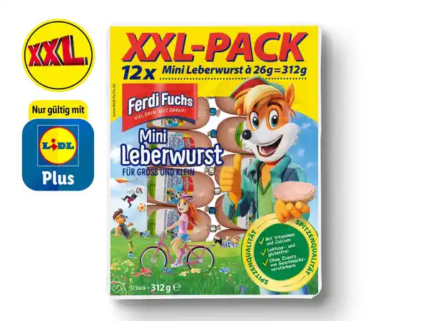 Bild 1 von Ferdi Fuchs Mini Leberwurst XXL