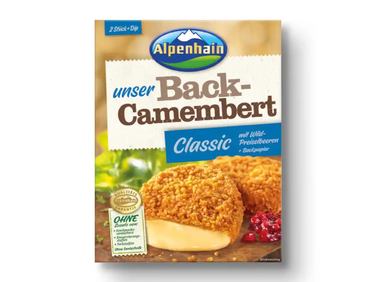 Bild 1 von Alpenhain Unser Back-Camembert/Hirtenkäse,  200 g