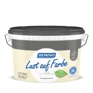 RENOVO Wand- und Deckenfarbe matt »Lust auf Farbe«, champagnerträume