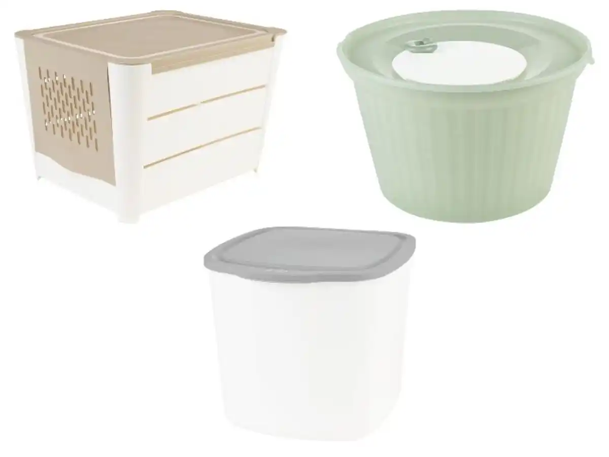 Bild 1 von LIVARNO home Salatschleuder/ Bio-Müllbehälter/Kartoffelaufbewahrungsbox